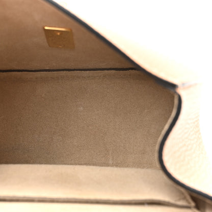 Chloe Grained Calfskin Lambskin Mini Bi-Color Drew Shoulder Bag Wet Sand Sunflower 5 of 11