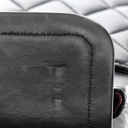Chanel Lambskin Quilted Medium Double Flap Black 11 of 13