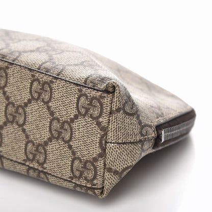 Gucci Coated Canvas Monogram Cosmetic Case Dark Brown 9 of 9