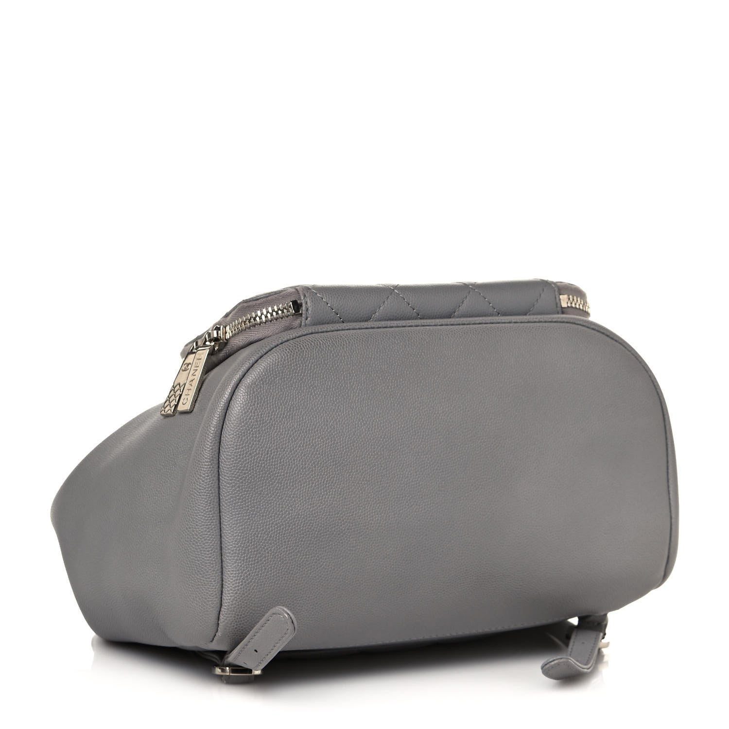 Chanel Caviar Quilted Business Affinity Backpack Grey 4 of 12