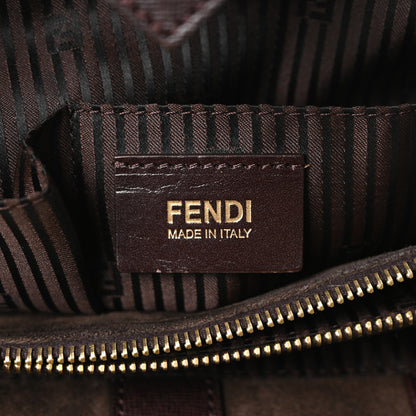 Fendi Vitello Elite Flamingo Regular 2Jours Tote Moro Marrone Nocciola 6 of 10