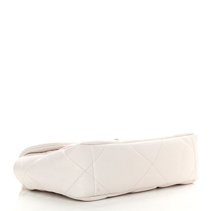 Chanel Lambskin Quilted Medium Chanel 19 Flap White 4 of 14