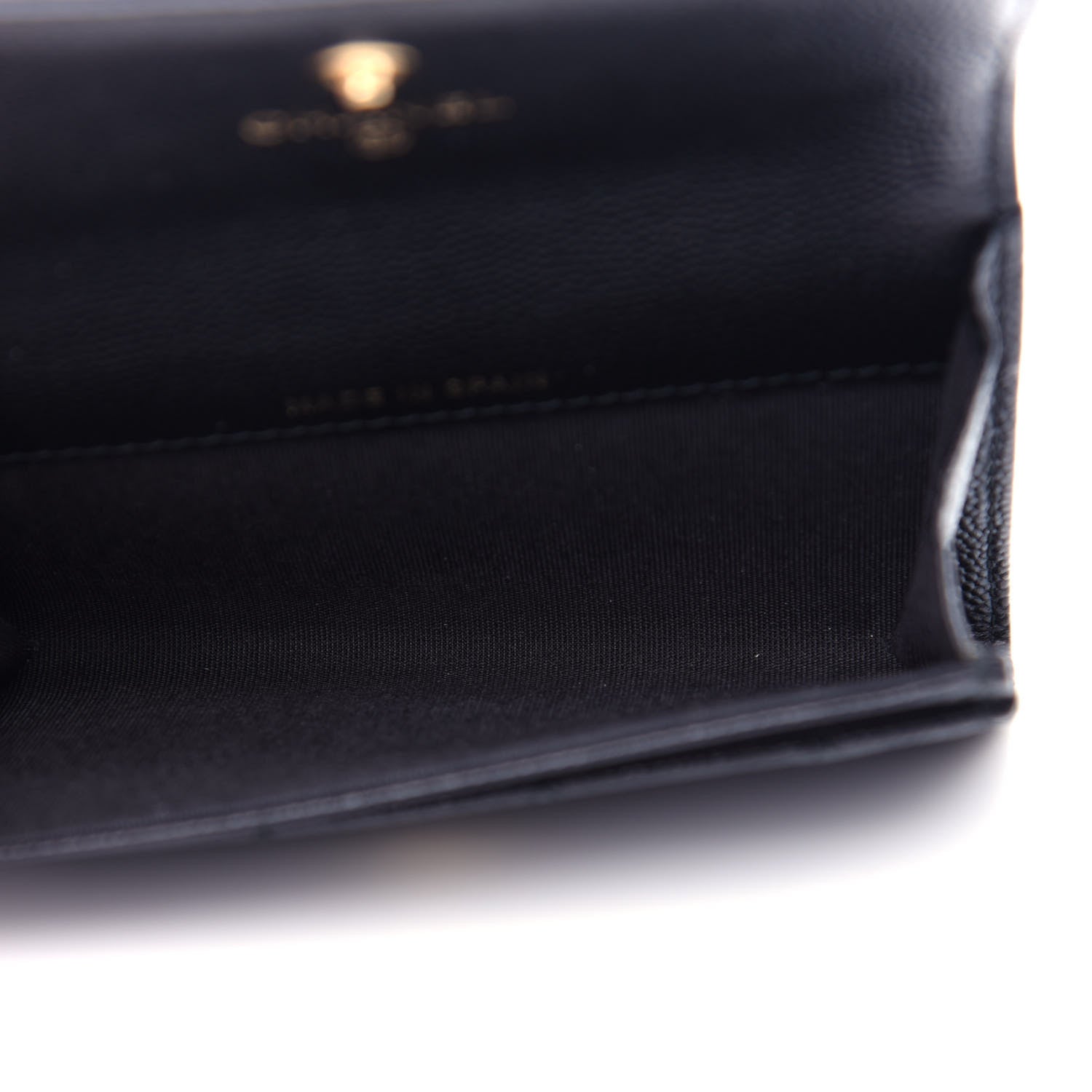Chanel Caviar Quilted Boy Flap Card Holder Black 5 of 10