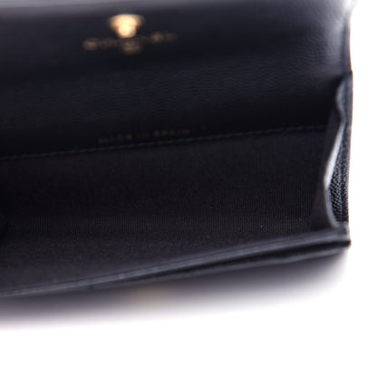 Chanel Caviar Quilted Boy Flap Card Holder Black 5 of 10