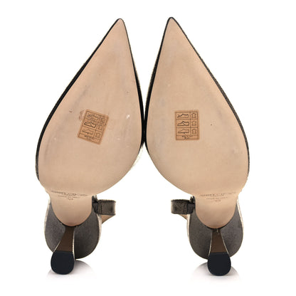 Jimmy Choo Metallic Calfskin Fetto 100 Pump 39 Bronze 5 of 8