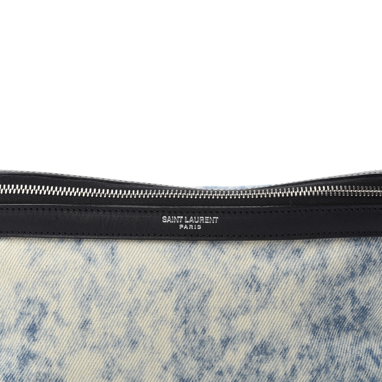 Saint Laurent Denim Grunge Belt Bag Faded Blue 10 of 10