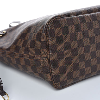 Louis Vuitton Damier Ebene Neo Neverfull MM Rose Ballerine 14 of 16