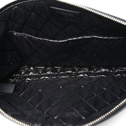 Chanel Metallic Calfskin Keyboard Pouch Black 5 of 9