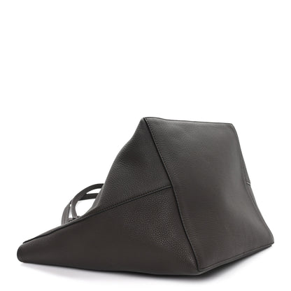 The Row Grained Calfskin Park Tote Three Acajou Deep Brown 5 of 10