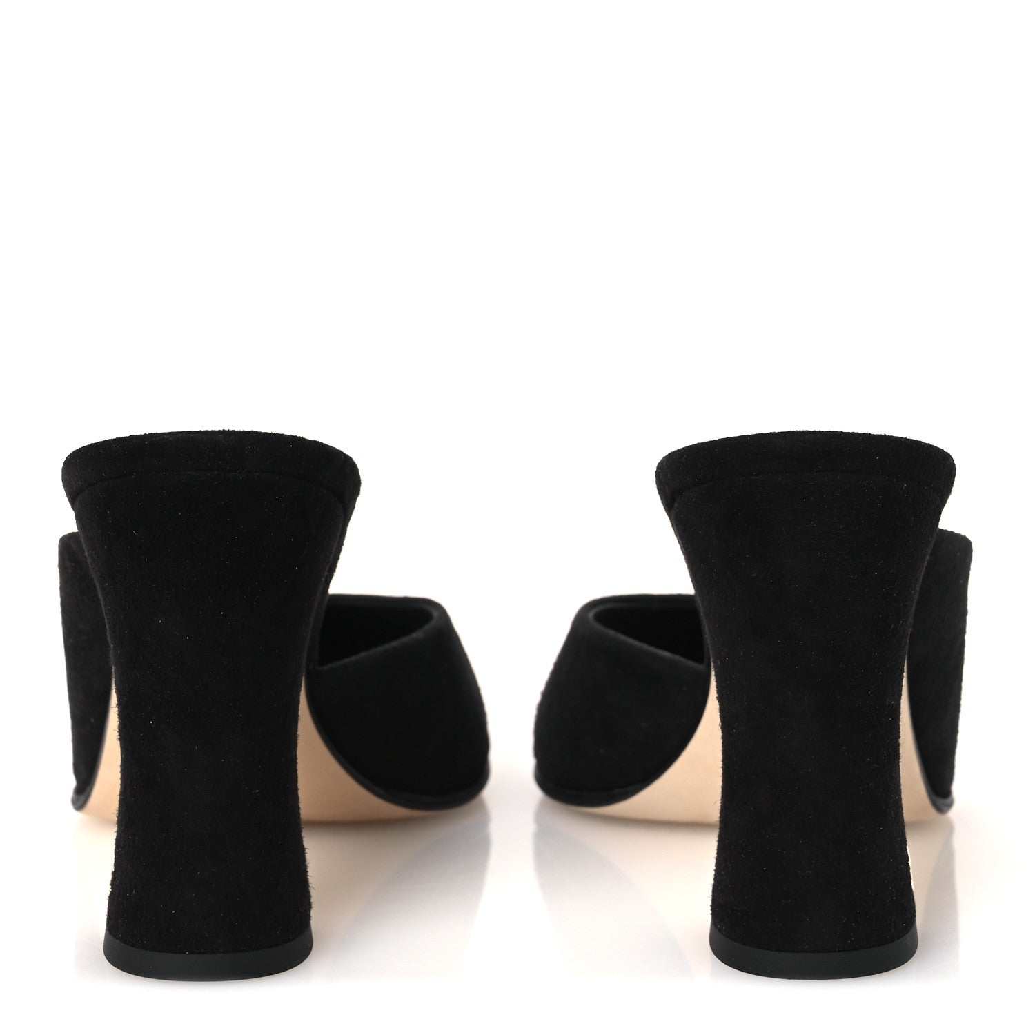 Chanel Suede Kidskin Patent Calfskin Mules 40 Black 6 of 11