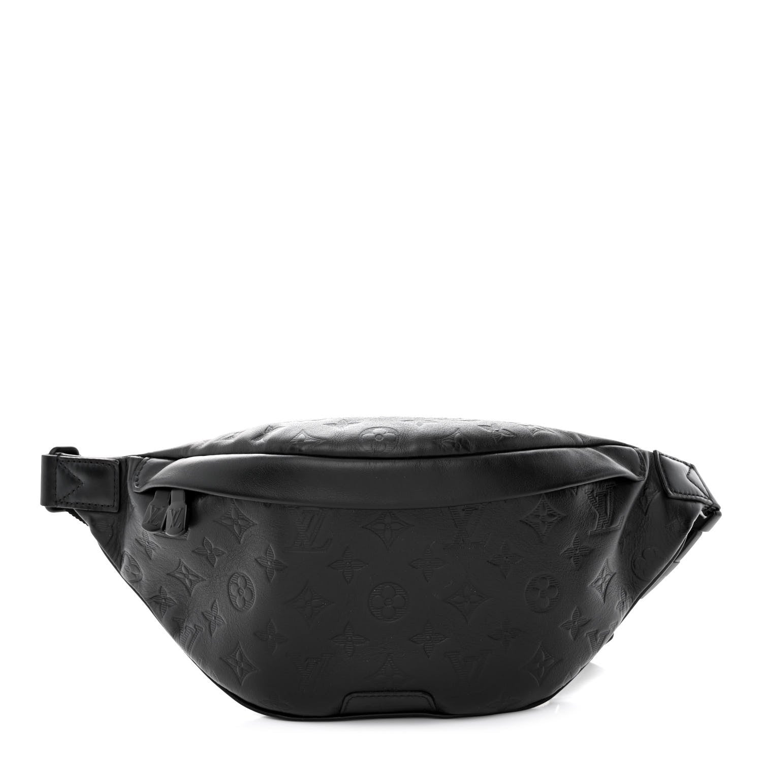 Louis Vuitton Calfskin Monogram Shadow Discovery Bumbag Black 1 of 9