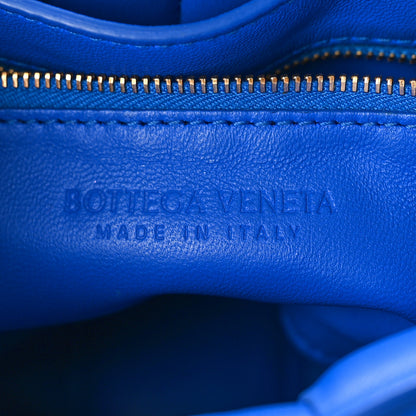 Bottega Veneta Lambskin Maxi Intreccio Padded Chain Cassette Crossbody Bag Cobalt 6 of 9