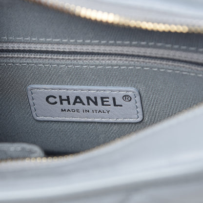 Chanel Aged Calfskin Quilted Small Gabrielle Hobo Light Blue 7 of 11