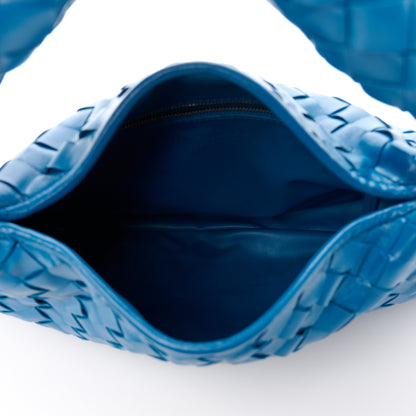Bottega Veneta Calfskin Intrecciato Small Hop Deep Pacific 5 of 12