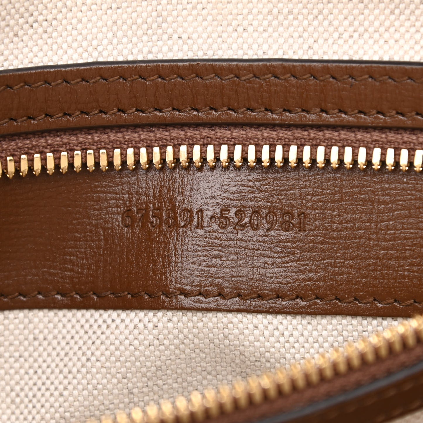 GG Supreme Monogram Azalea Calfskin Retro Interlocking G Messenger Shoulder Bag Beige Ebony Brown Sugar
