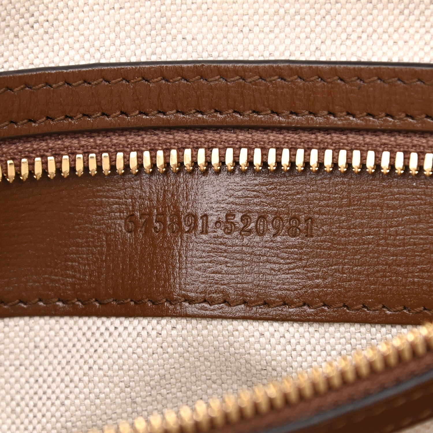 Gucci GG Supreme Monogram Azalea Calfskin Retro Interlocking G Messenger Shoulder Bag Beige Ebony Brown Sugar 7 of 10