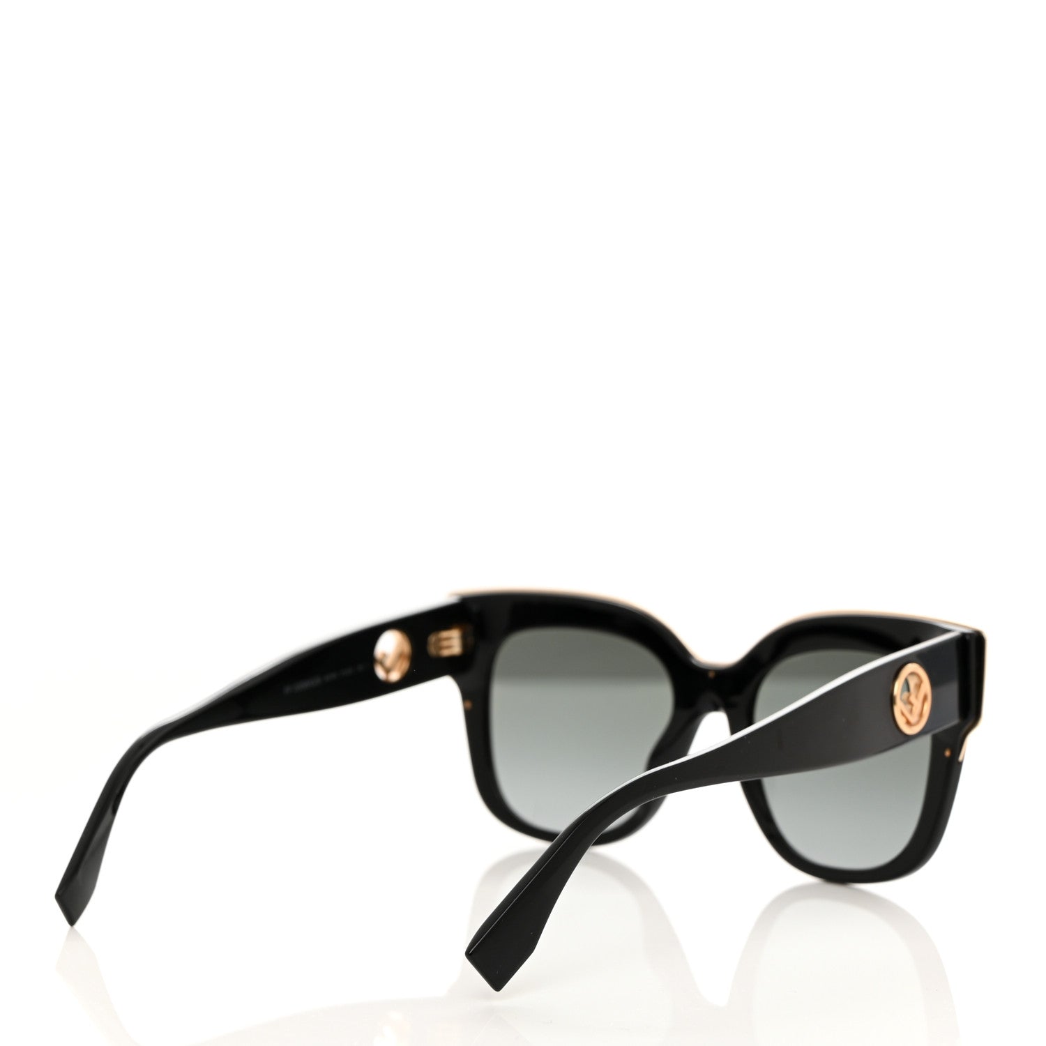 Fendi Acetate F is Fendi Sunglasses FF 0359/G/S Black 4 of 7