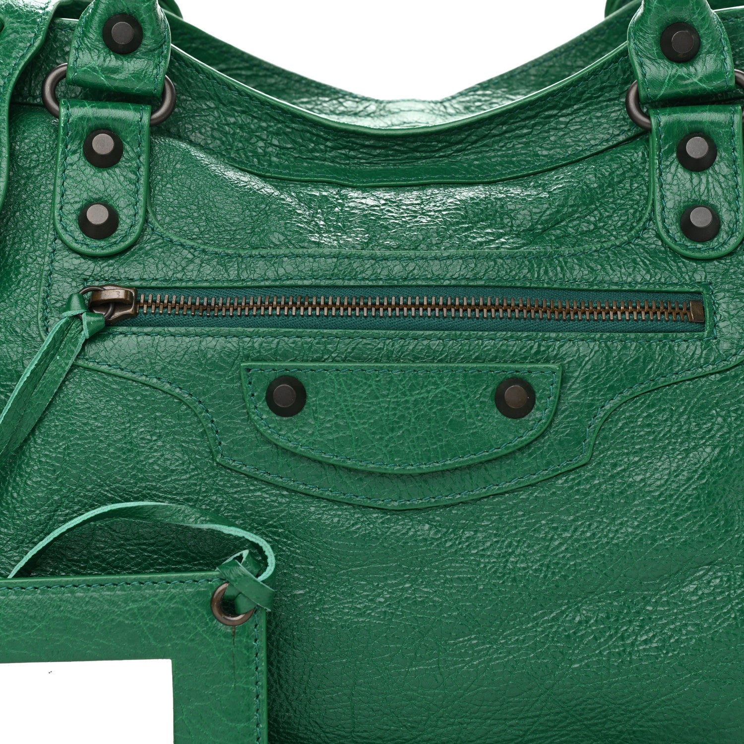 Balenciaga Agneau Classic Hardware City Vert Perroquet 8 of 11
