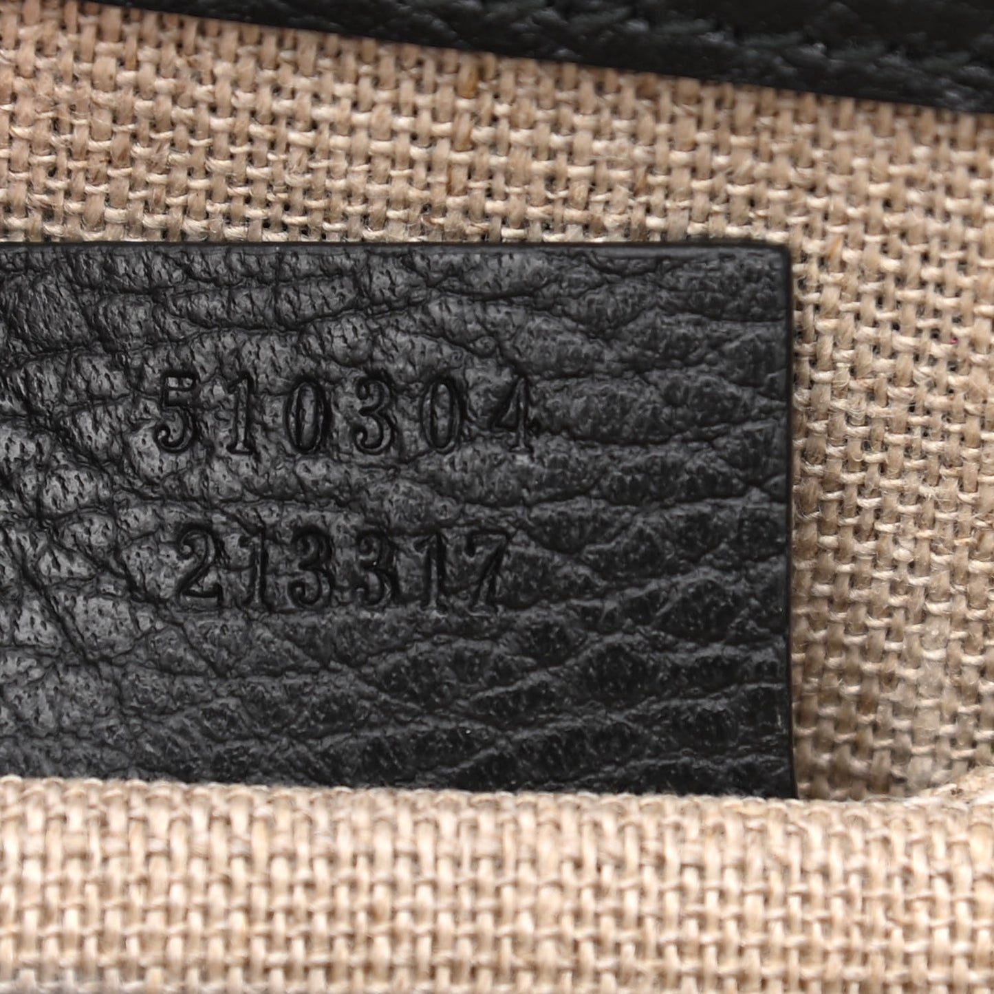 Dollar Calfskin Small Interlocking G Shoulder Bag Black