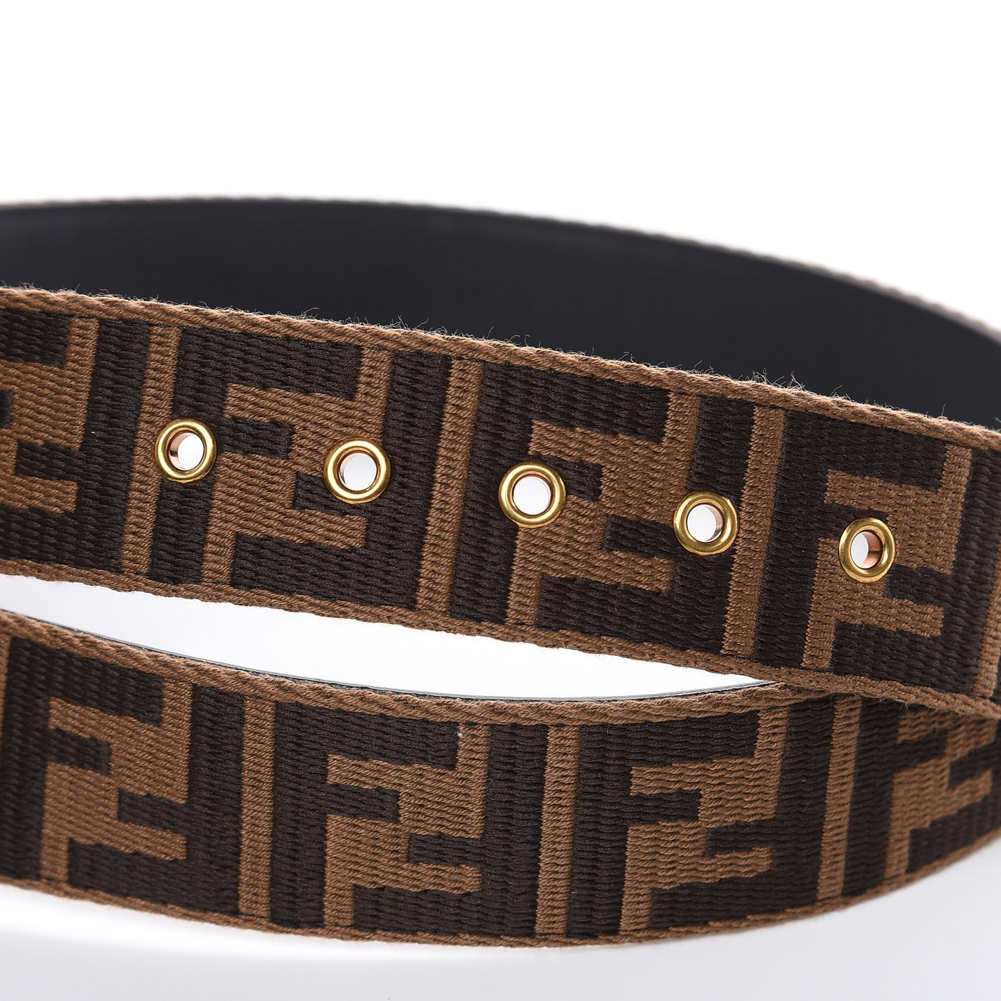 Ribbon Vitello Century FF 1974 Belt 95 38 Fango Moro