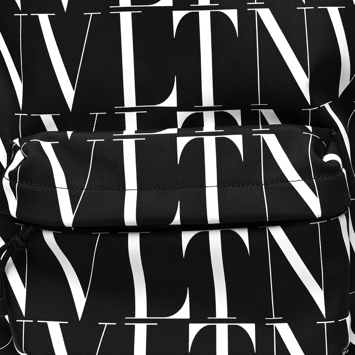 Valentino Garavani Nylon VLTN Times Backpack Black White 8 of 12