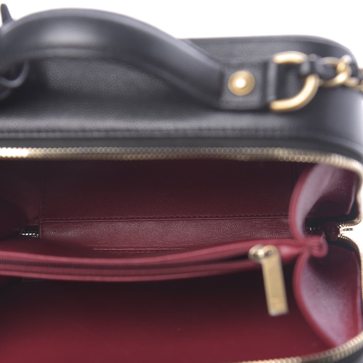 Chanel Caviar Quilted Medium CC Filigree Vanity Case Black 5 of 10