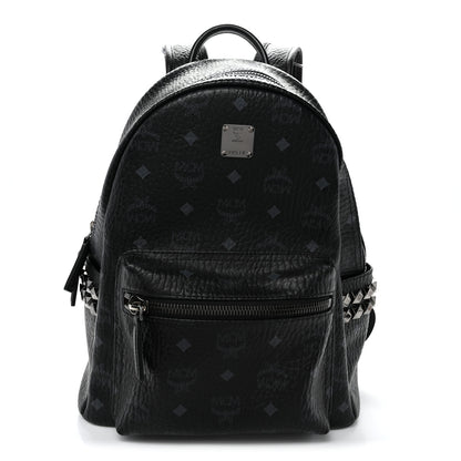 MCM Visetos Small Side Stud Stark Backpack Black 1 of 10