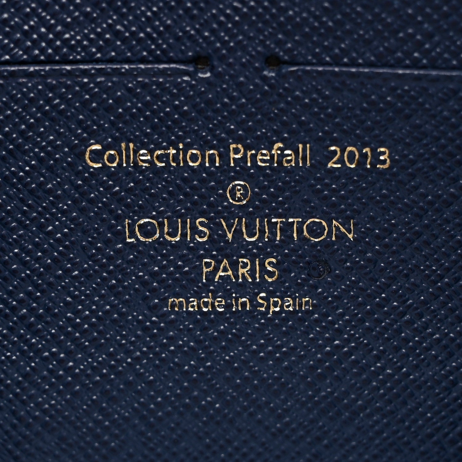 Louis Vuitton Damier Paillettes Zippy Wallet Blue 6 of 7