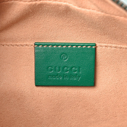 Gucci Calfskin Matelasse Small GG Marmont Chain Shoulder Bag Emerald Green 5 of 9