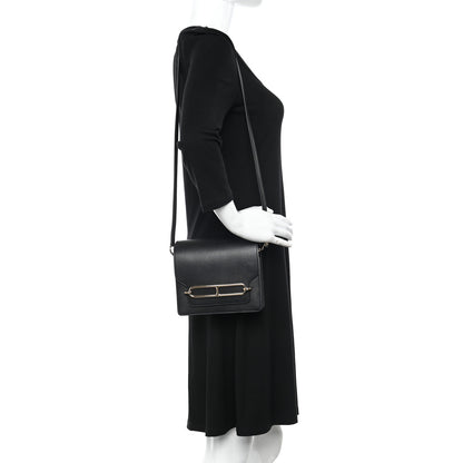 Hermes Evergrain Mini Sac Roulis Black 2 of 13