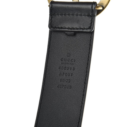Gucci Calfskin Double G 40mm Belt 80 32 Black 3 of 4