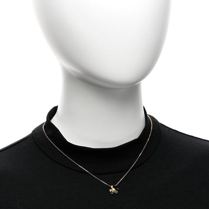 Van Cleef & Arpels 18K Yellow Gold Diamond Mini Frivole Pendant Necklace 2 of 6