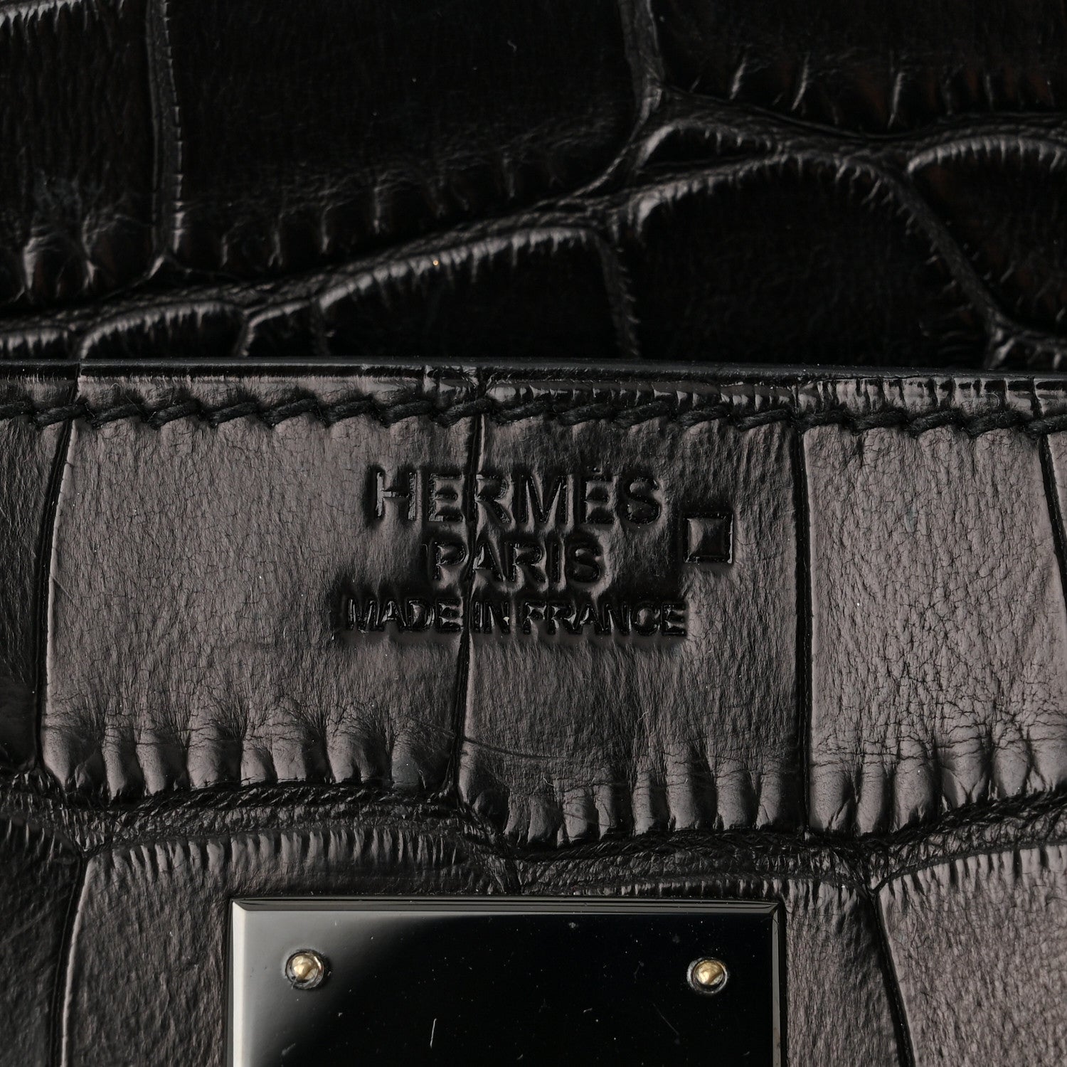 Hermes Matte Alligator Birkin 30 So Black 6 of 11