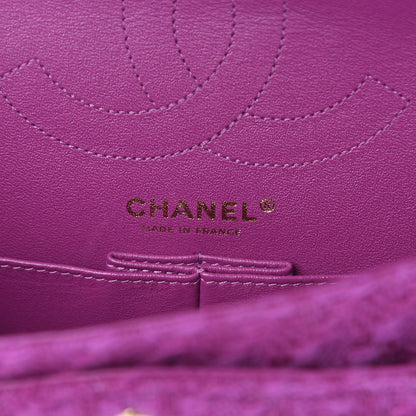 Chanel Tweed Quilted 2.55 Reissue 225 Flap Magenta 5 of 9