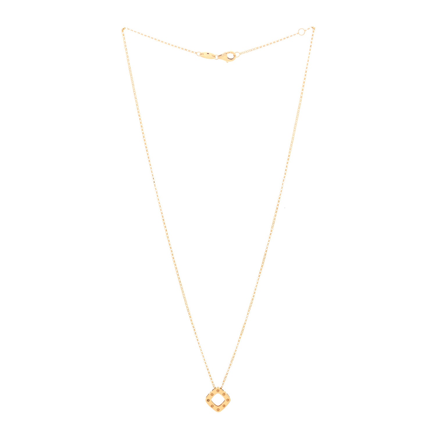 Roberto Coin 18K Yellow Gold Pois Mois Pendant Necklace 3 of 4