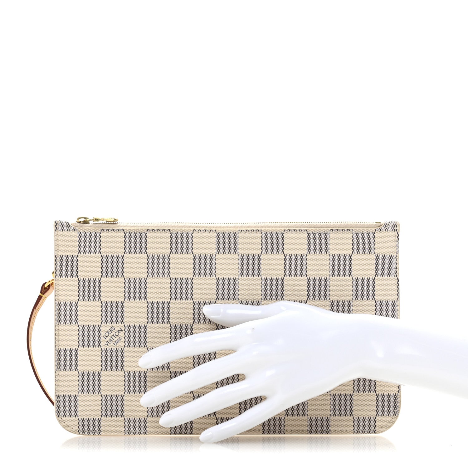 Louis Vuitton Damier Azur Neverfull MM GM Pochette 2 of 9
