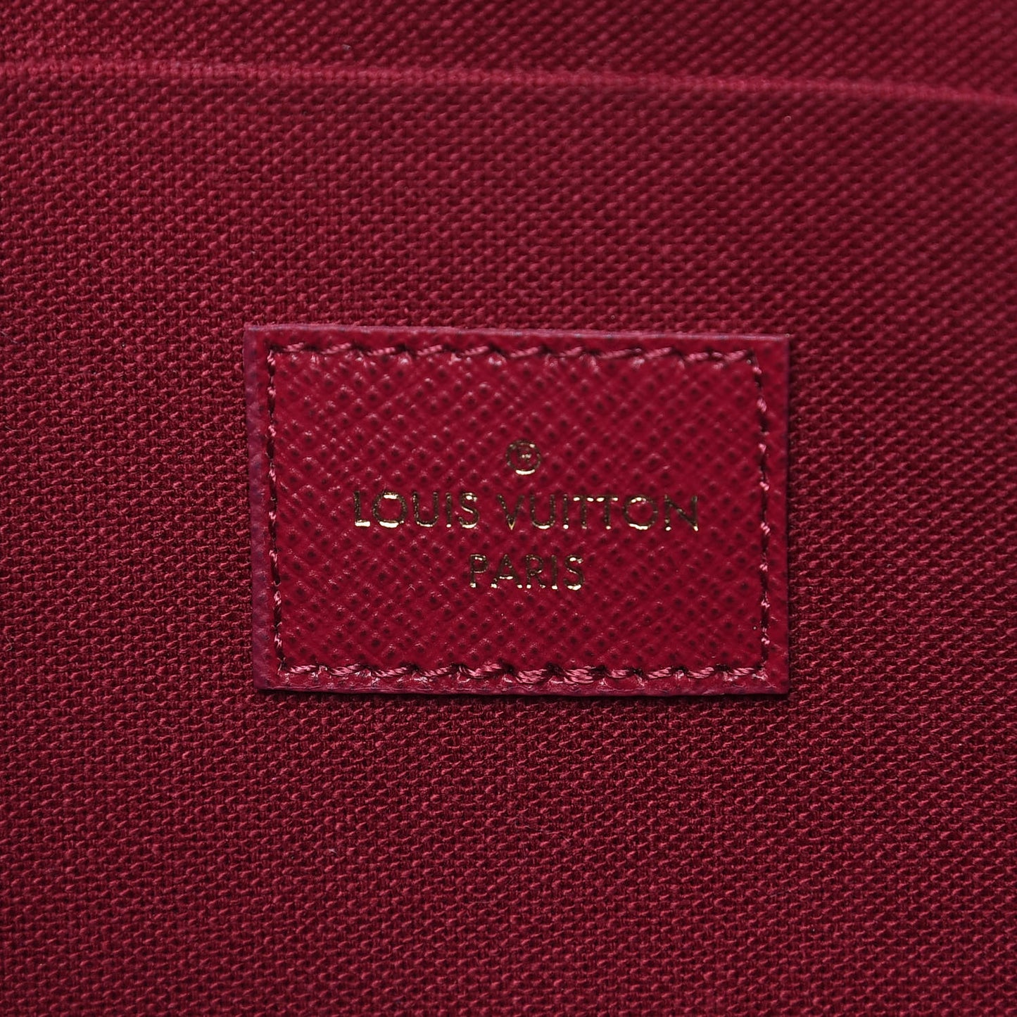 Monogram Pochette Felicie Chain Wallet Fuchsia