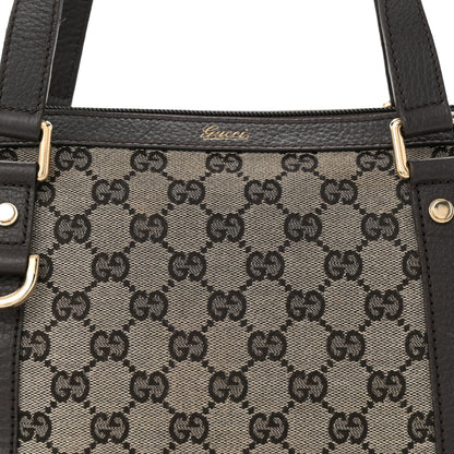 Gucci Monogram Abbey Medium Tote Dark Brown 8 of 10