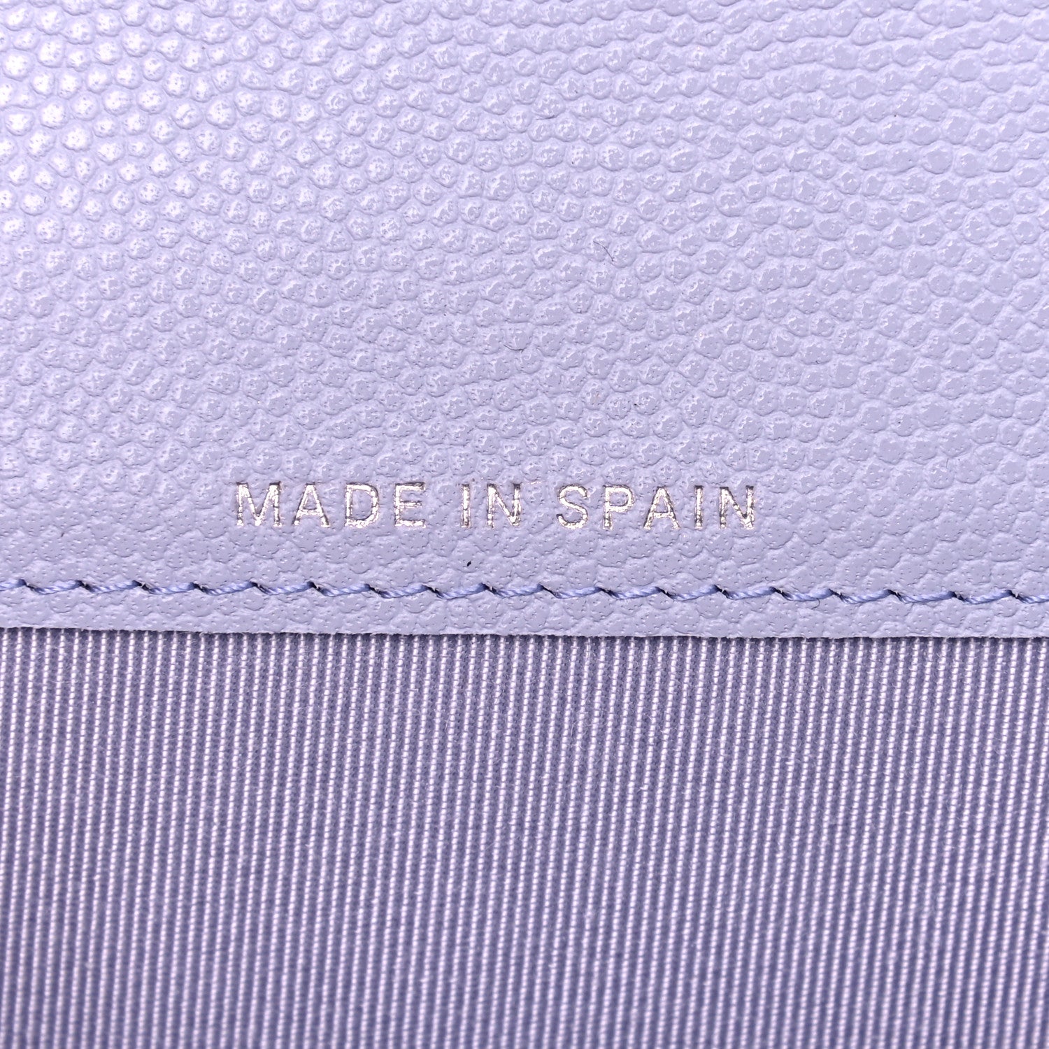 Chanel Caviar Quilted Flap Card Holder Wallet Light Purple 7 of 9