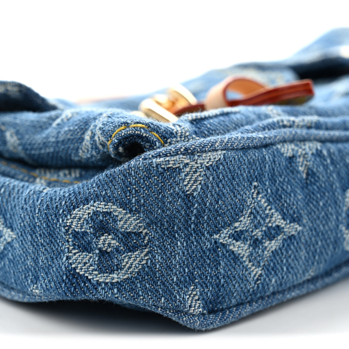 Monogram Pochette Accessories Cargo Blue Denim