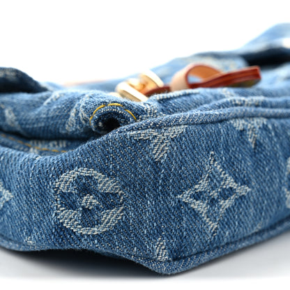 Louis Vuitton Monogram Pochette Accessories Cargo Blue Denim 8 of 9