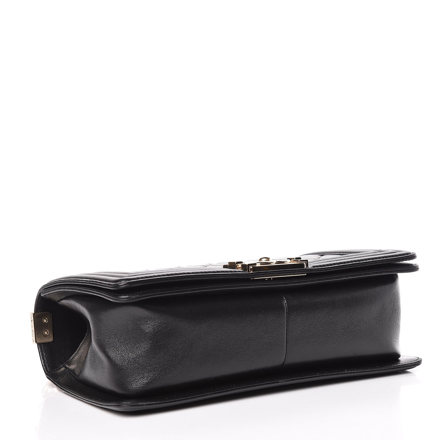 Chanel Lambskin Quilted Medium Boy Flap Black 4 of 16