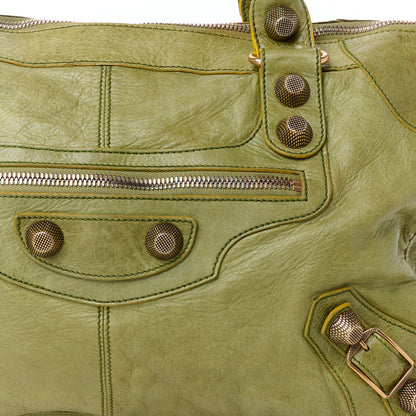 Balenciaga Agneau Giant 21 Rose Gold Hardware Work Vert Militaire 9 of 12
