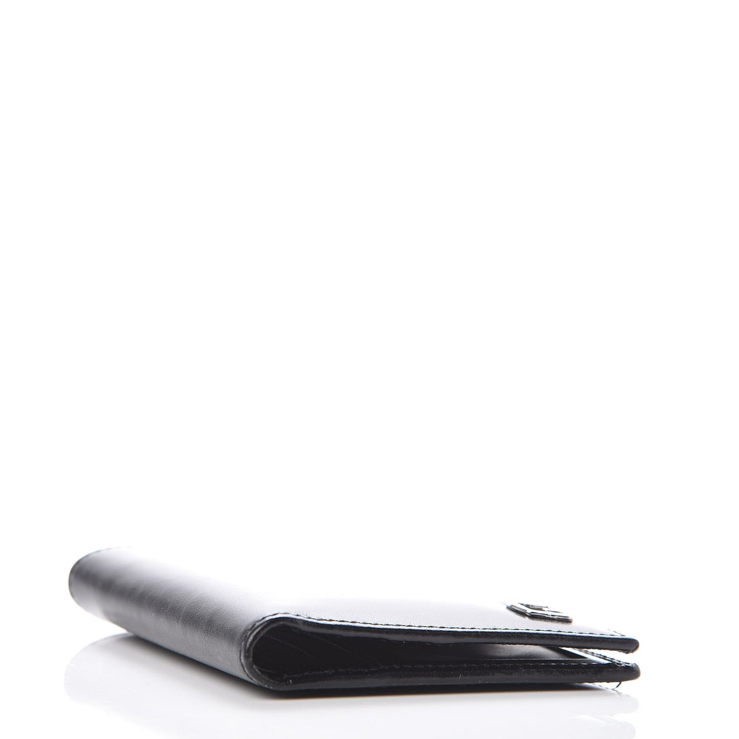 Calfskin Bi-Fold Wallet Black