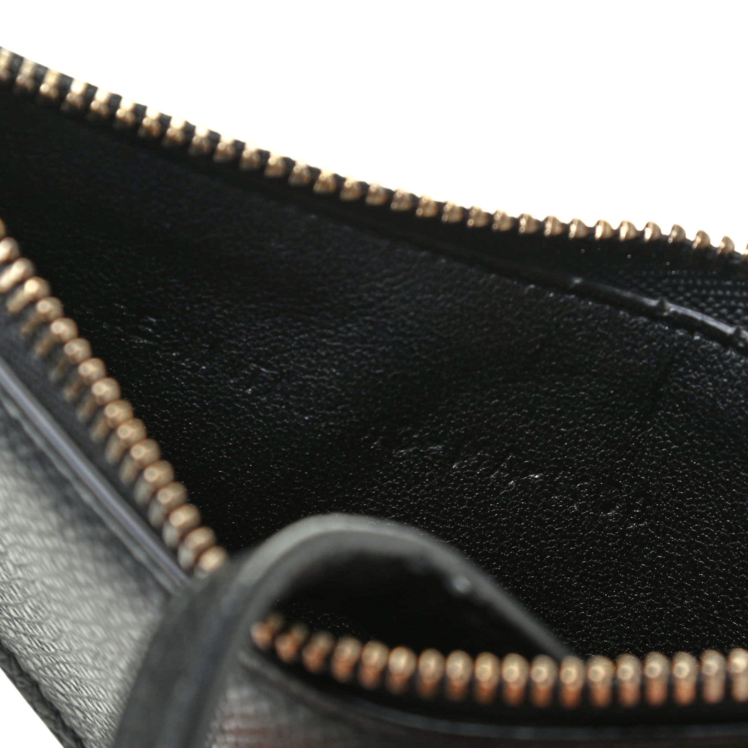 Christian Dior Grained Calfskin Saddle Coin Purse Black 4 of 4