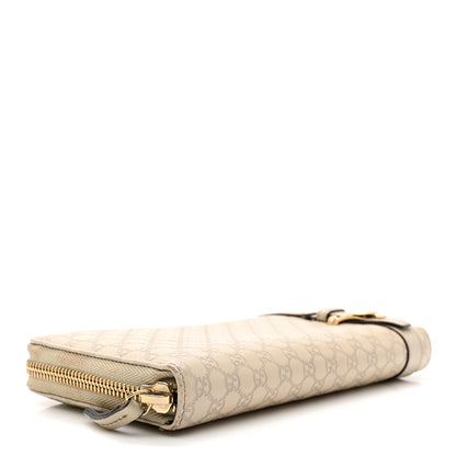 Gucci Microguccissima Nice Zip Around Wallet Off White 4 of 12