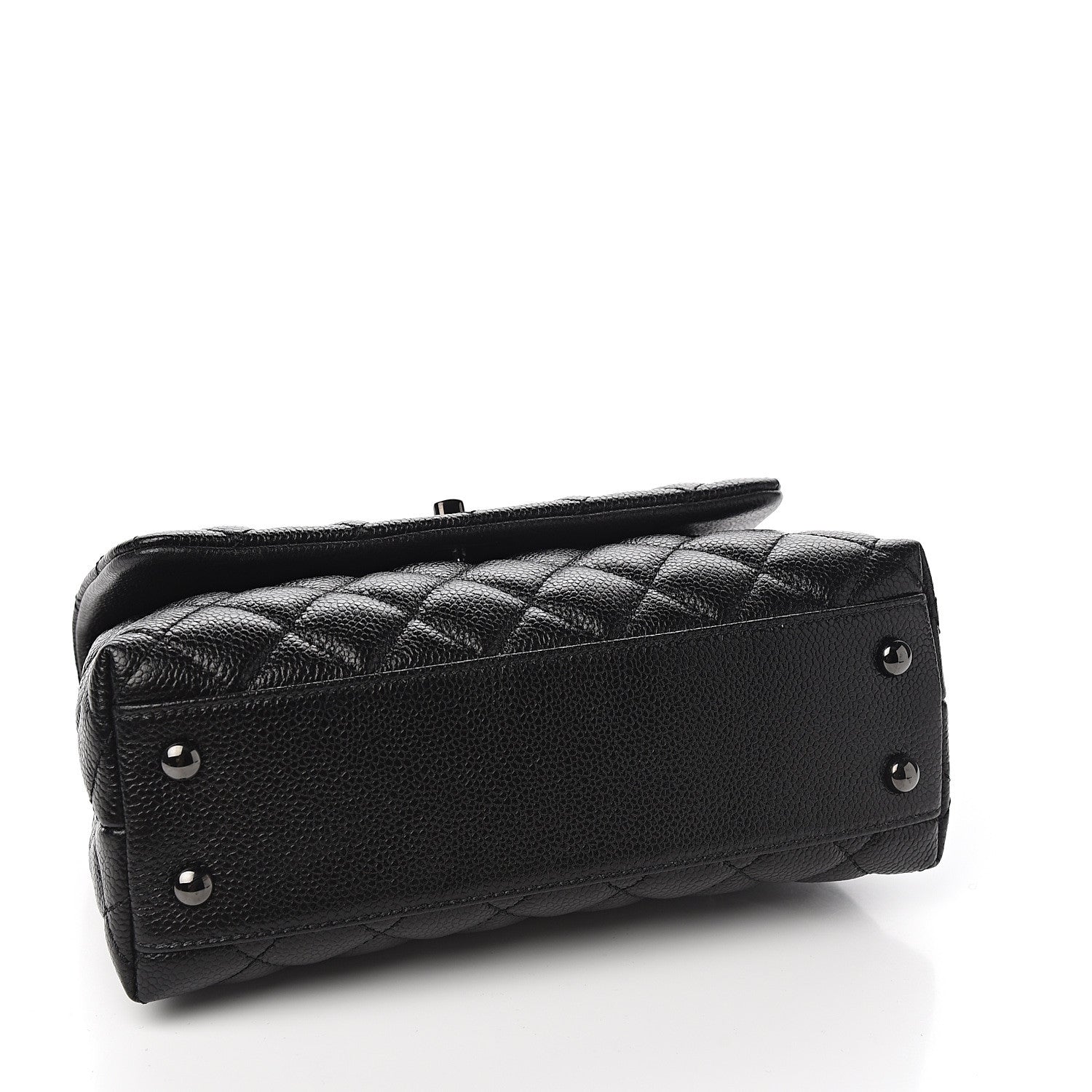 Chanel Caviar Quilted Mini Coco Handle Flap So Black 3 of 10