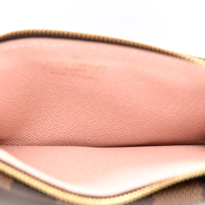 Louis Vuitton Damier Ebene Recto Verso Card Holder Rose Ballerine 5 of 6