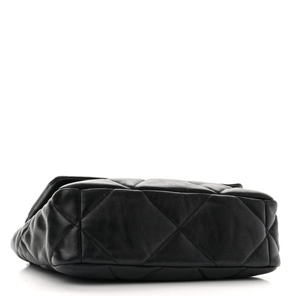 Chanel Goatskin Quilted Medium 19 Flap Black 4 of 10