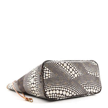 Louis Vuitton Monogram Kusama Waves Neverfull MM White 6 of 27
